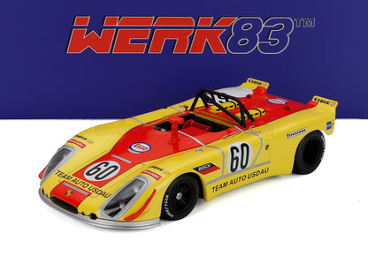 PORSCHE - 908/02 TEAM HALDI N 60 24h LE MANS 1971 HANS DIETER WEIGEL - CLAUDE HALDI - YELLOW RED