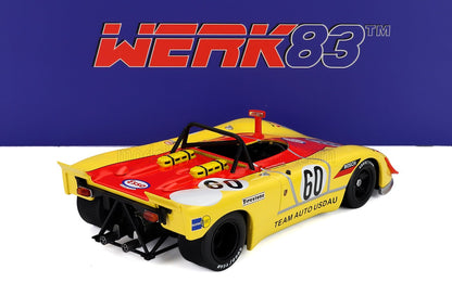 PORSCHE - 908/02 TEAM HALDI N 60 24h LE MANS 1971 HANS DIETER WEIGEL - CLAUDE HALDI - YELLOW RED
