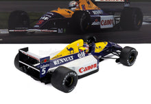 WILLIAMS - F1  FW14 RENAULT N.º 5 CAMPEÓN DEL MUNDO, VENCEDOR DEL GP DE GRAN BRETAÑA DE 1991, NIGEL MANSELL - AZUL, AMARILLO Y BLANCO