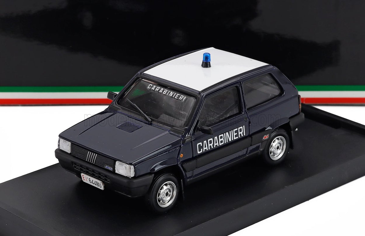 Fiat 4x4 Supernova Carabinieri 1986 Blue White Brumm 1:43 scale model