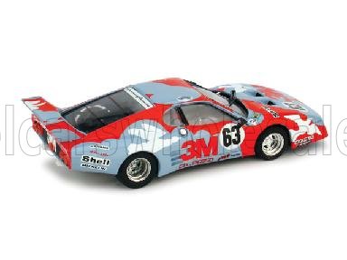 FERRARI - 512BB LM N 62-63 24 Ore di Le Mans 1979 - RED LIGHT BLUE modellino in scala modellino Vroomi
