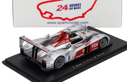 AUDI - R10 TDI 5.5L TURBO V12 TEAM AUDI SPORT JOEST N 8 WINNER 24h LE MANS 2006 FRANK BIELA - MARCO WERNER - EMANUELE PIRRO - SILVER RED