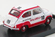 FIAT - 600D - AMARO 18 ISOLABELLA 1960 - WHITE RED Scale model car on Vroomi