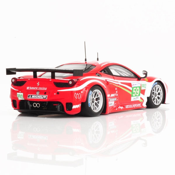 FERRARI 458 ITALIA GTE PRO #59 TEAM LUXURY 2ND PLACE 24H LE MANS 2012 FUJIMI