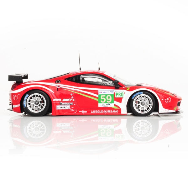 FERRARI 458 ITALIA GTE PRO #59 TEAM LUXURY 2ND PLACE 24H LE MANS 2012 FUJIMI