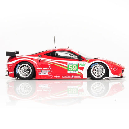 FERRARI 458 ITALIA GTE PRO #59 TEAM LUXURY 2ND PLACE 24H LE MANS 2012 FUJIMI