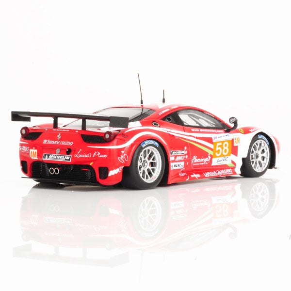FERRARI 458 ITALIA GTE AM #58 TEAM LUXURY RACING 24H LE MANS 2012 FUJIMI