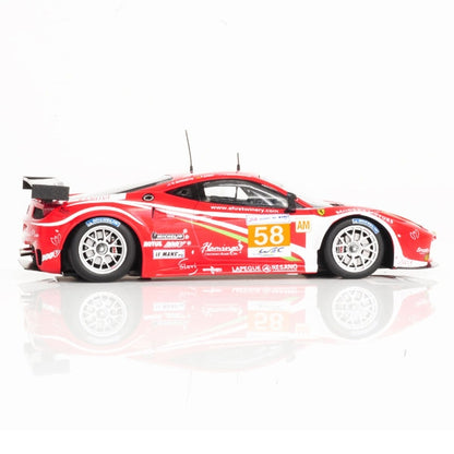 FERRARI 458 ITALIA GTE AM #58 TEAM LUXURY RACING 24H LE MANS 2012 FUJIMI