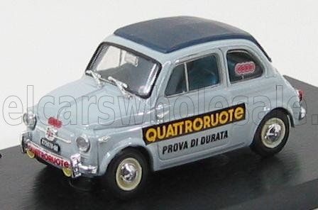 FIAT - 500 NUOVA 1958 - PROVA DI DURATA QUATTRORUOTE - GREY Scale model car on Vroomi