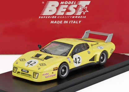 FERRARI - 512BB LM N 42 SILVERSTONE 1981 BOND - BELL - GRISWOR - YELLOW - Vroomi