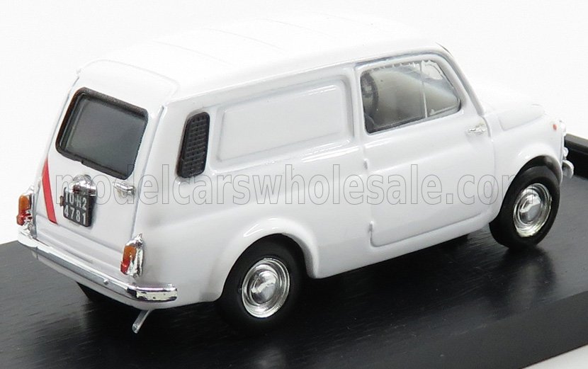 AUTOBIANCHI - 500 VAN - FURGONCINO 1972 - 1975 - BIANCO modellino in scala modellino Vroomi