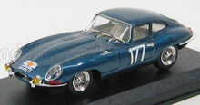 JAGUAR  E-TYPE COUPE N 177 TOUR DE FRANCE 1963 CARDI - KLUKASZEWSKI - BLUE MET - Vroomi