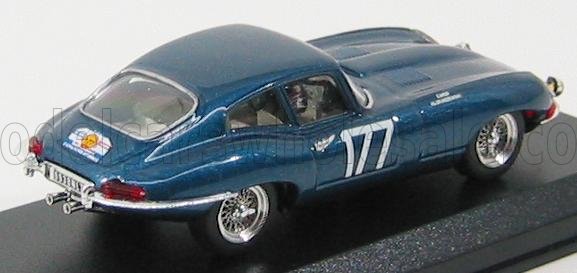 JAGUAR  E-TYPE COUPE N 177 TOUR DE FRANCE 1963 CARDI - KLUKASZEWSKI - BLUE MET - Vroomi