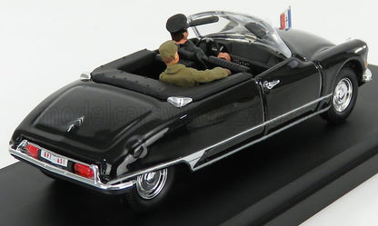 CITROEN - DS CABRIOLET WITH FIGURE GENERAL DE GAULLE 1959 - BLACK