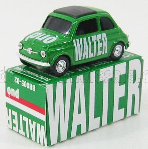 FIAT - 500 ELECTION-DAY 2008 - APRILE 2008 - WALTER - GREEN Scale model car on Vroomi