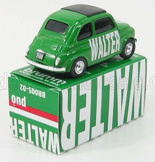 FIAT - 500 ELECTION-DAY 2008 - APRILE 2008 - WALTER - GREEN Scale model car on Vroomi