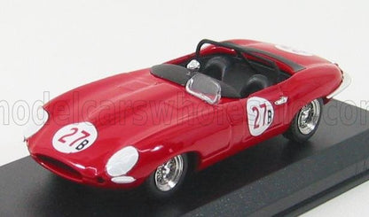 JAGUAR  E TYPE SPIDER N 27 RIVERSIDE 1961 KRAUSE - ROUGE - Vroomi