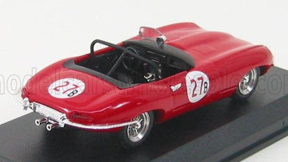 JAGUAR  E TYPE SPIDER N 27 RIVERSIDE 1961 KRAUSE - ROUGE - Vroomi