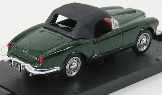 LANCIA - AURELIA B24 SPIDER CLOSED AMERICA 1956 - DARK GREEN Scale model car on Vroomi