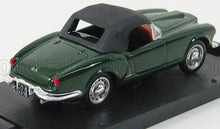 LANCIA - AURELIA B24 SPIDER CLOSED AMERICA 1956 - DARK GREEN Scale model car on Vroomi