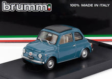 FIAT - 500F TETTO CHIUSO - CHIUSO 1965 - BLU MEDIO