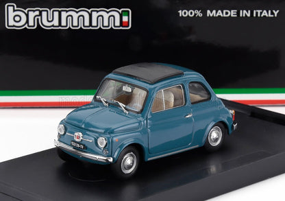 FIAT - 500F TETTO CHIUSO - CHIUSO 1965 - BLU MEDIO