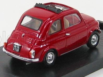 FIAT - 500F TETTO APERTO - OPEN 1965 - ROSSO MEDIO