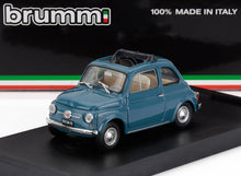 FIAT - 500F TETTO APERTO - OPEN 1965 - BLU MEDIO
