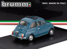 FIAT - 500F TETTO APERTO - OPEN 1965 - BLU MEDIO