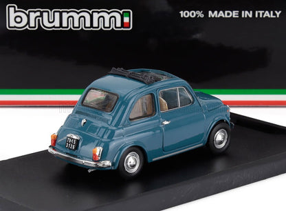 FIAT - 500F TETTO APERTO - OPEN 1965 - BLU MEDIO