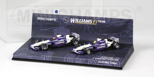WILLIAMS BMW FW24 MALAYSIAN GP 2002 1-2 FINISH SET