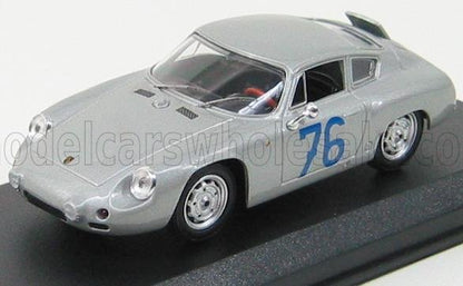 PORSCHE - 1600GS ABARTH N 76 TARGA FLORIO 1963 A.PUCCI - P.E. STRAHLE - SILVER - Vroomi