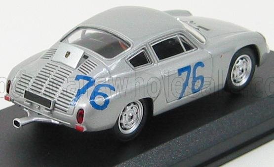 PORSCHE - 1600GS ABARTH N 76 TARGA FLORIO 1963 A.PUCCI - P.E. STRAHLE - SILVER - Vroomi