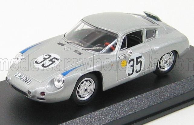 PORSCHE - 1600GS ABARTH N 35 LE MANS 1962 BUCHET - SCHILLER - ARGENTO - Vroomi