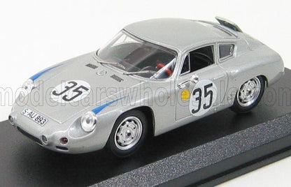 PORSCHE - 1600GS ABARTH N 35 LE MANS 1962 BUCHET - SCHILLER - ARGENTO - Vroomi