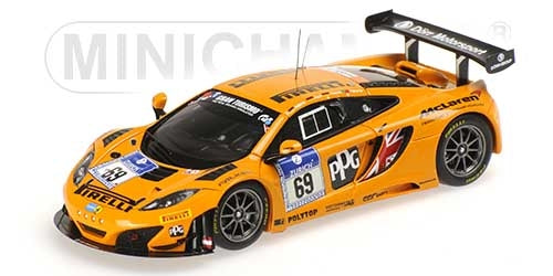 McLAREN 12C GT3 DOERR MOTORSPORT ADAMS ASCH PARENTE 24H NURBURGRING 2014