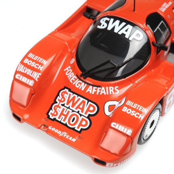 PORSCHE 962 IMSA SWAP SHOP FOYT WOLLEK WINNERS 12H SEBRING 1985