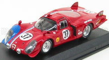 ALFA ROMEO - 33.2 COUPE N 37 LE MANS 1968 PILETTE - SLOTEMAKET - RED BLUE