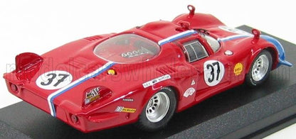 ALFA ROMEO - 33.2 COUPE N 37 LE MANS 1968 PILETTE - SLOTEMAKET - ROSSO BLU