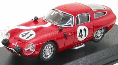 ALFA ROMEO - GIULIA TZ TEAM SCUDERIA ST. AMBROEUS N 41 24h LE MANS 1964 GIANCARLO SALA - GIAMPIERO BISCALDI - RED WHITE