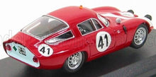ALFA ROMEO - GIULIA TZ TEAM SCUDERIA ST. AMBROEUS N 41 24h LE MANS 1964 GIANCARLO SALA - GIAMPIERO BISCALDI - RED WHITE