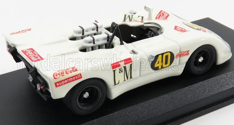PORSCHE - 908/2 FLUNDER SPIDER N 40 SAISON 1970 DECADENET - PAIRETTI - BLANC - Vroomi