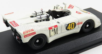 PORSCHE - 908/2 FLUNDER SPIDER N 40 SAISON 1970 DECADENET - PAIRETTI - BLANC - Vroomi