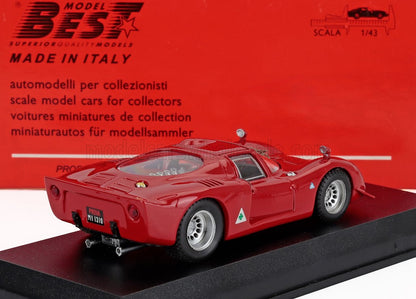 ALFA ROMEO - T33.2 PROVA 1968 - RED