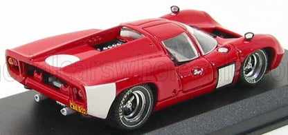 LOLA - T70 COUPE PROVA 1967 - ROSSO BIANCO - Vroomi