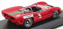 LOLA - T70 SPIDER N 5 MARCHI HATCH 1965 J.STEWART - ROSSO VERDE - Vroomi