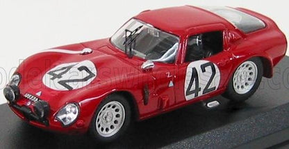 ALFA ROMEO - TZ2 N 42 24h LE MANS 1965 ZUCCOLI - GEKY - RED