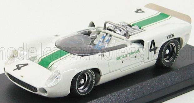 LOLA - T70 SPIDER N 4 OULTON PARK 1965 D.HULME - BIANCO VERDE - Vroomi