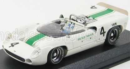 LOLA - T70 SPIDER N 4 OULTON PARK 1965 D.HULME - BIANCO VERDE - Vroomi