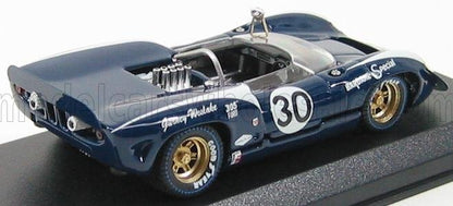 LOLA - T70 SPIDER N 30 BRIDGEHAMPTON 1966 D.GURNEY - BLU BIANCO - Vroomi